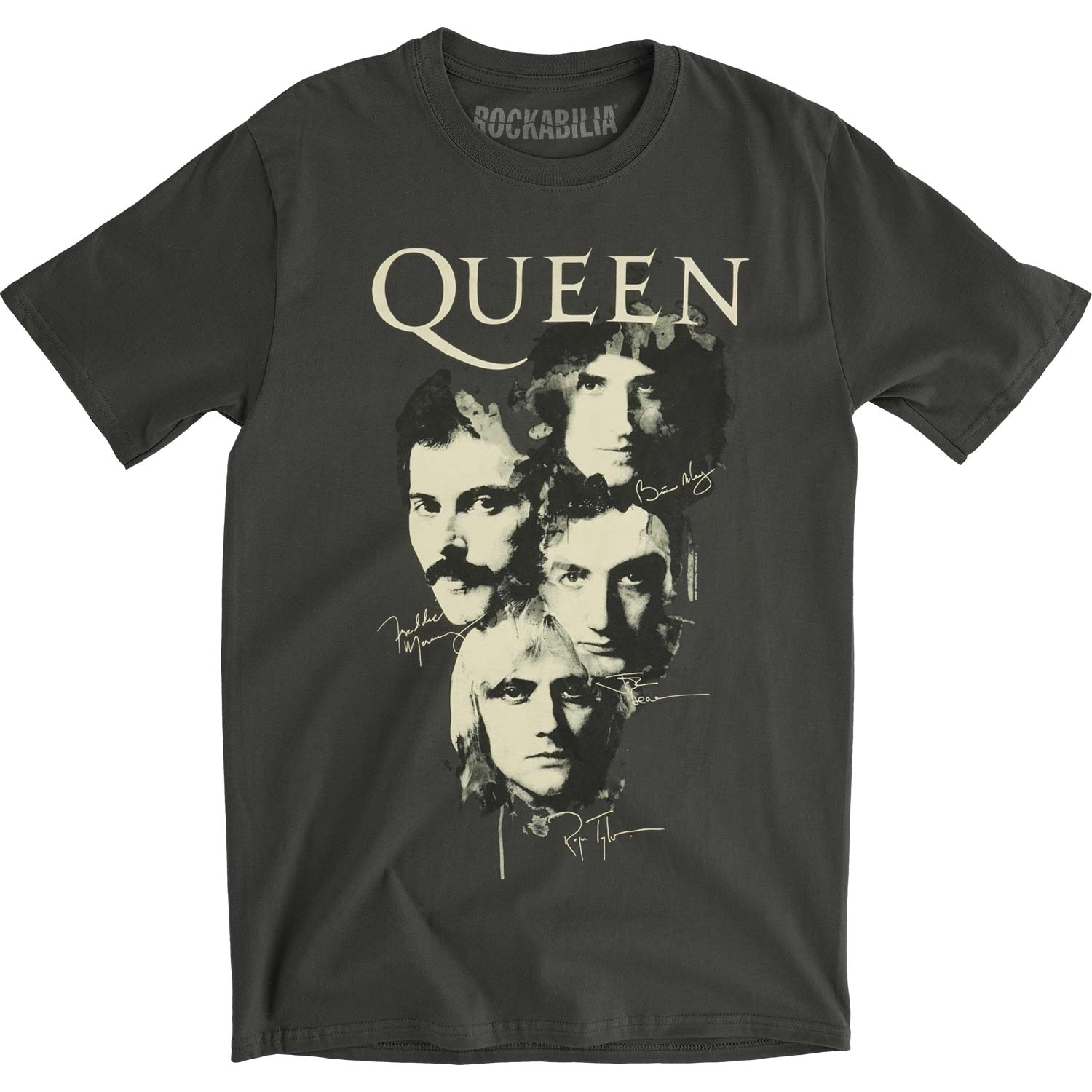 Queen Autographs Vintage T-shirt Front