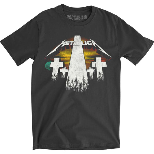Metallica Master Of Puppets Vintage T-shirt Front
