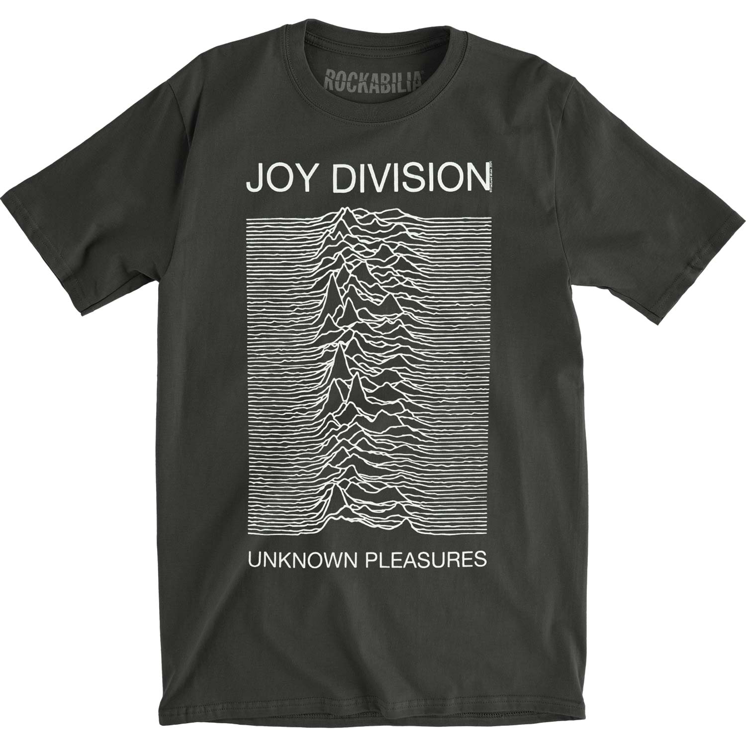 Joy Division Unknown Pleasures Vintage T-shirt Front