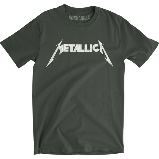 Metallica Logo Vintage T-shirt Front
