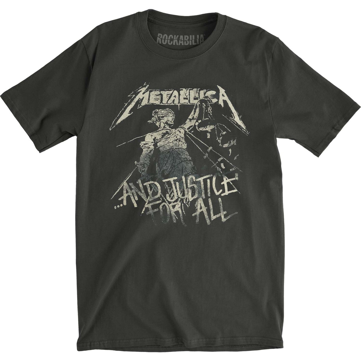 Metallica And Justice For All Vintage T-shirt Front