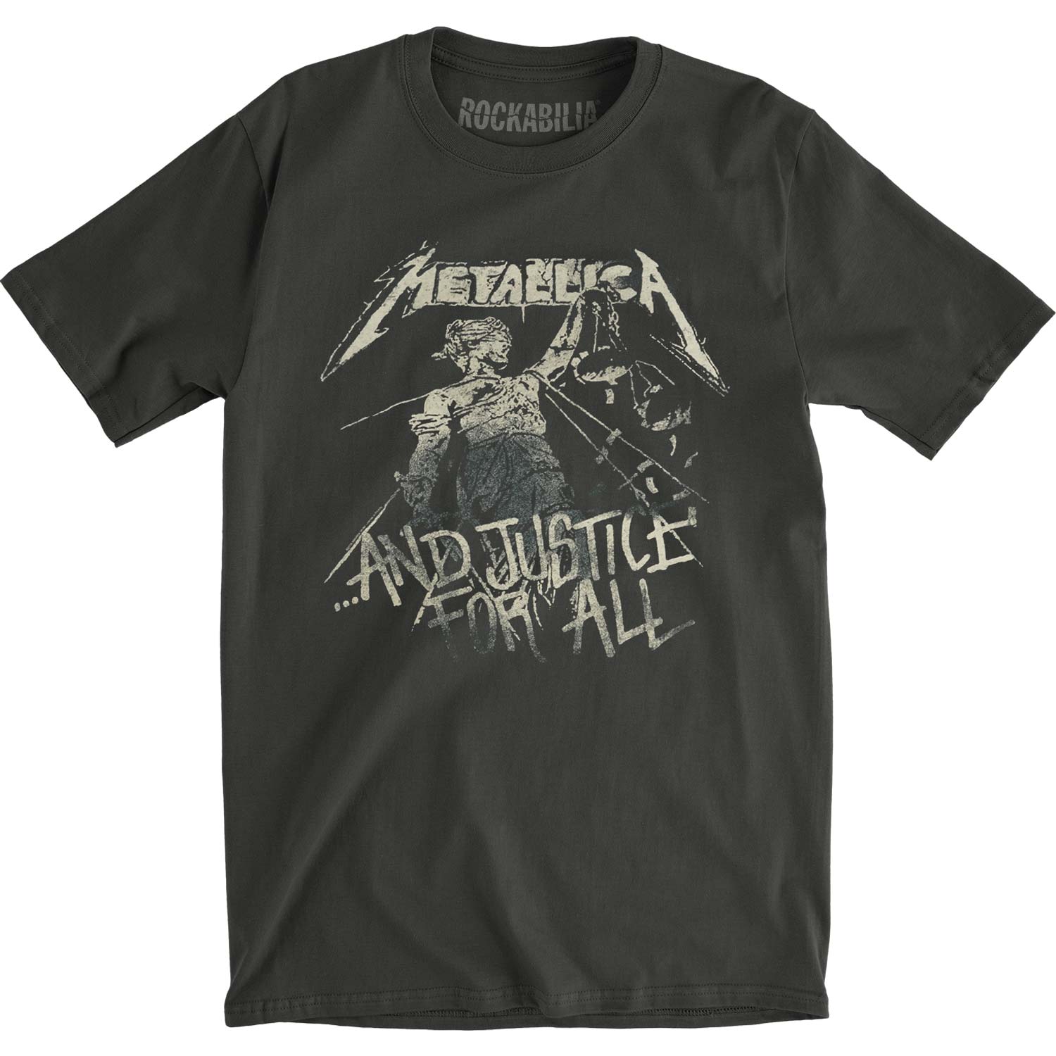 Metallica And Justice For All Vintage T-shirt Front