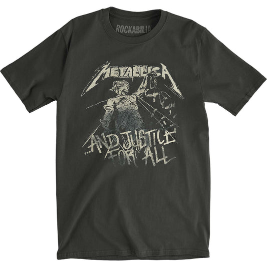 Metallica And Justice For All Vintage T-shirt Front