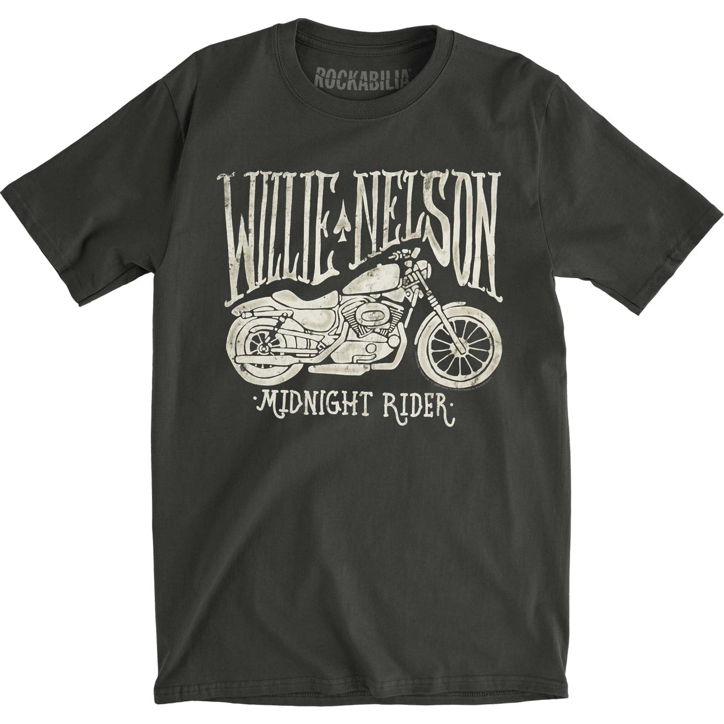 Willie Nelson Midnight Vintage T-shirt Front
