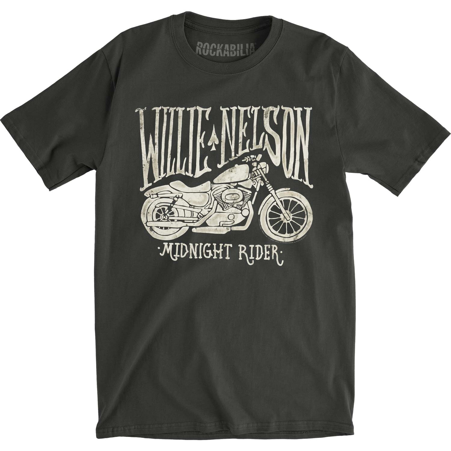 Willie Nelson Midnight Vintage T-shirt Front