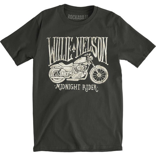 Willie Nelson Midnight Vintage T-shirt Front