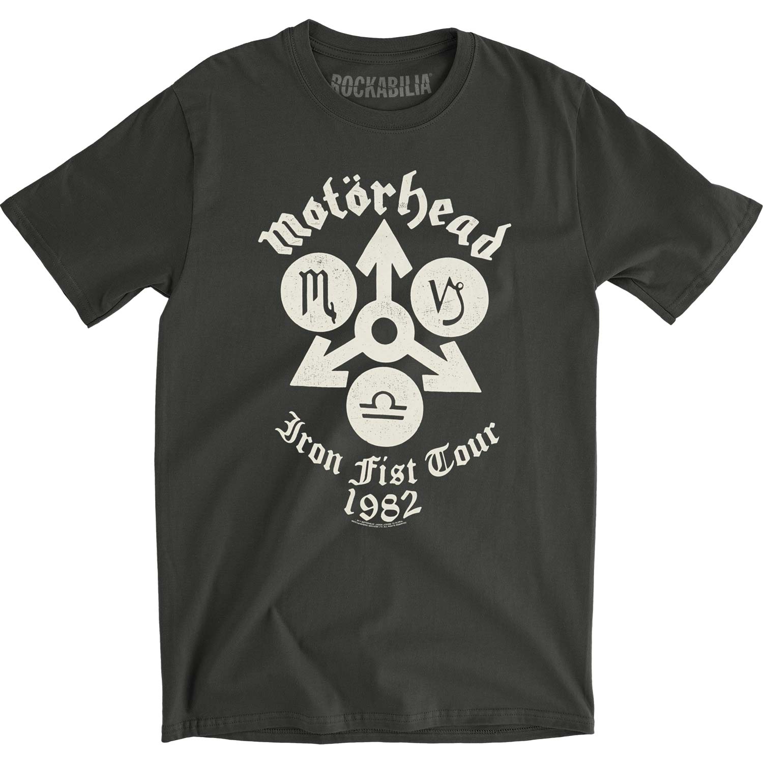 Motorhead Iron Fist Vintage T-shirt Front