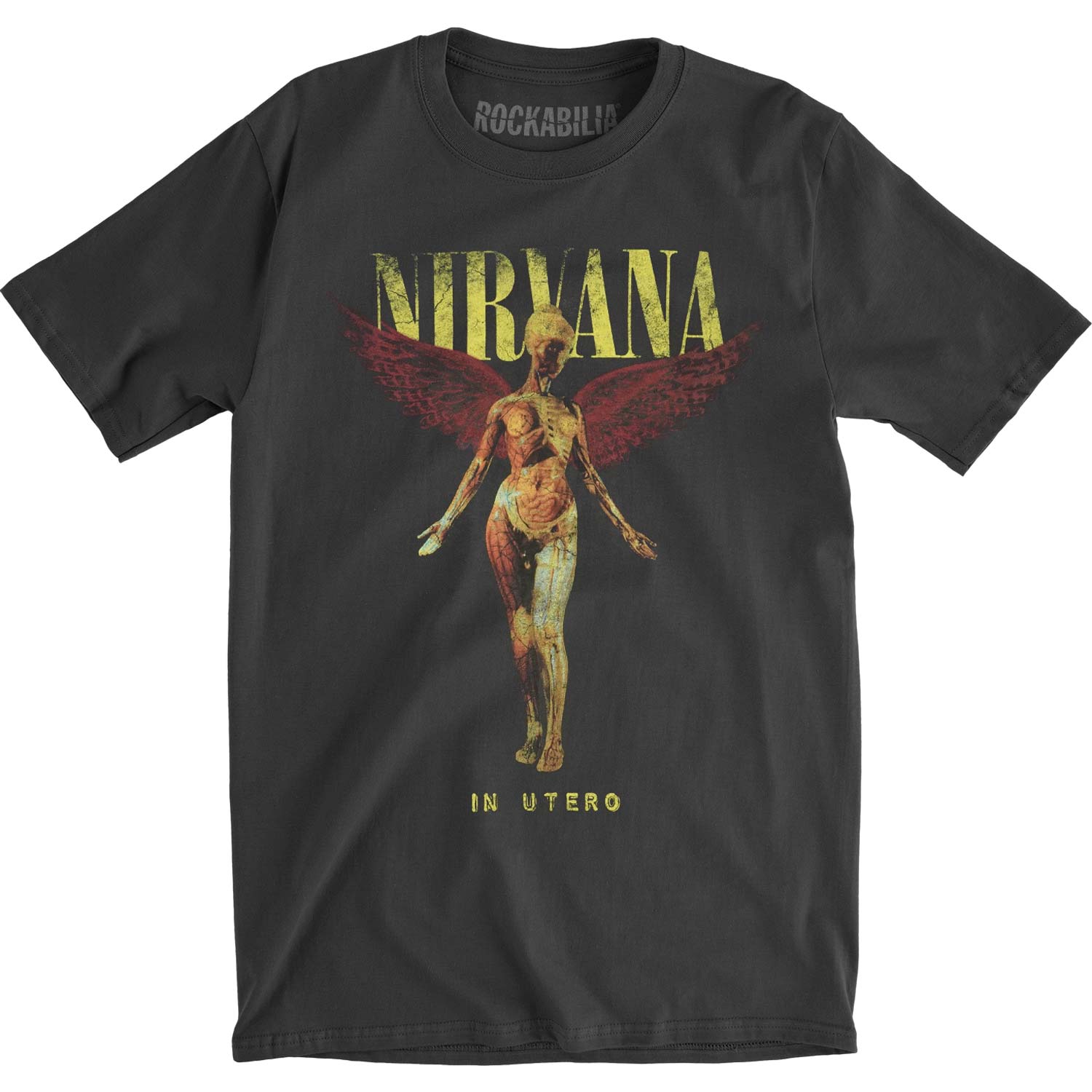 Nirvana In Utero Vintage T-shirt Front