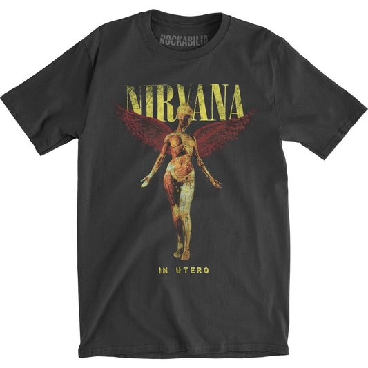 Nirvana In Utero Vintage T-shirt Front
