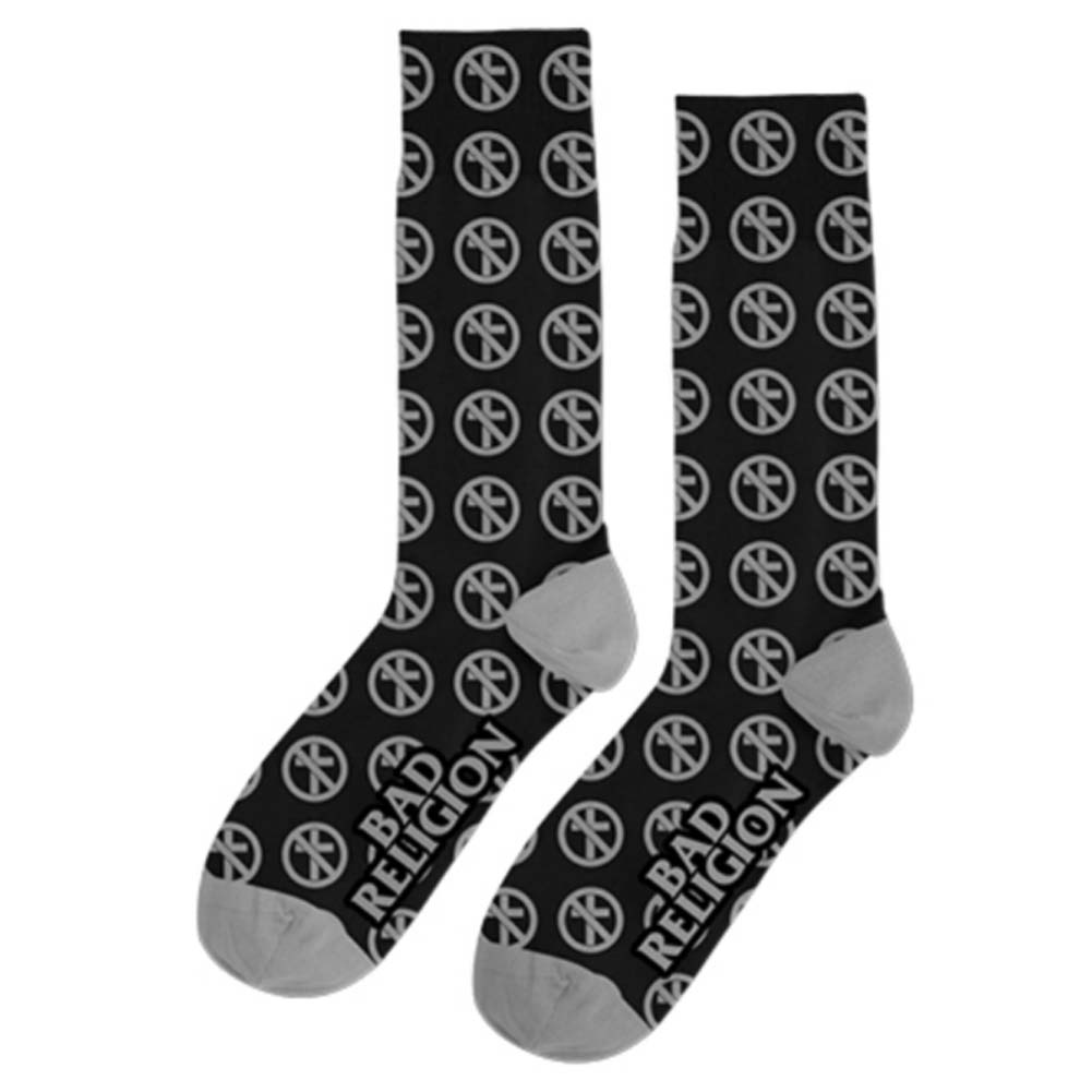 Bad Religion Classic Logo Socks Front