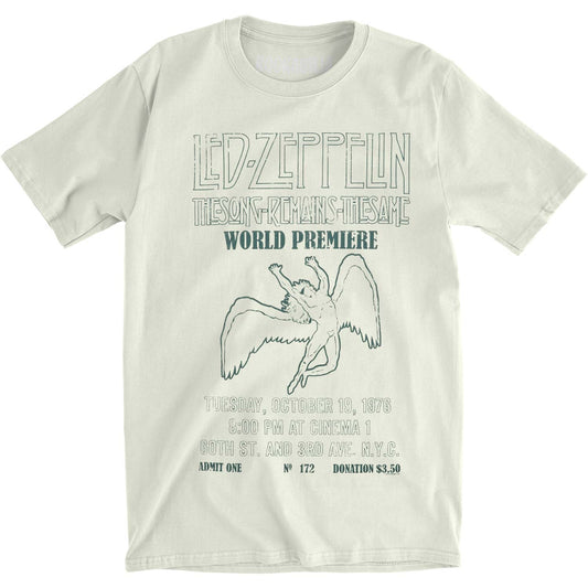 Led Zeppelin The Song Remains Vintage T-shirt Front