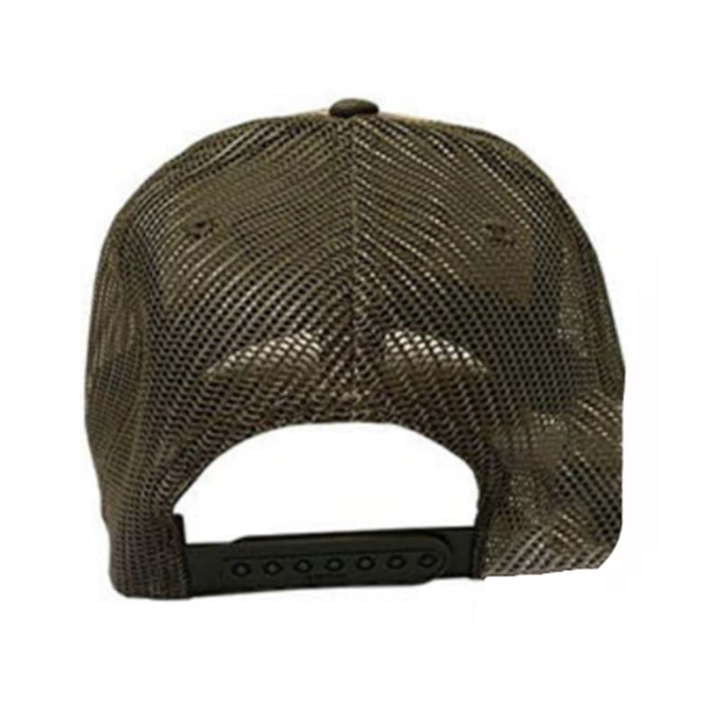 Waylon Jennings Camo 3D W Logo Hat Trucker Cap Back