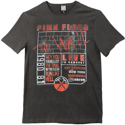 Pink Floyd The Wall Poster Vintage T-shirt Front