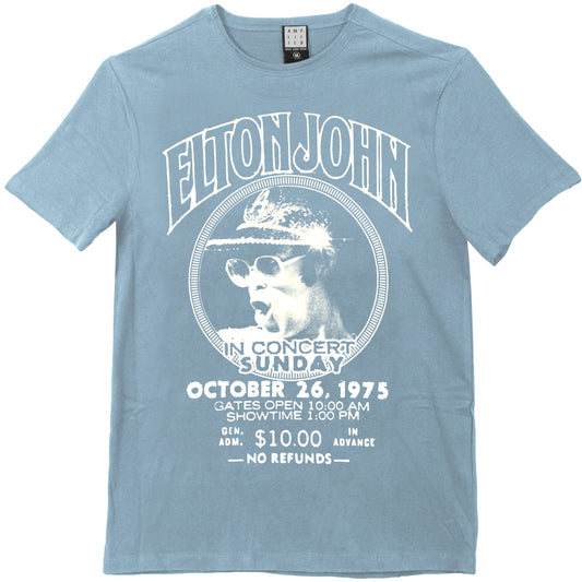 Elton John Live In Concert Vintage T-shirt Front