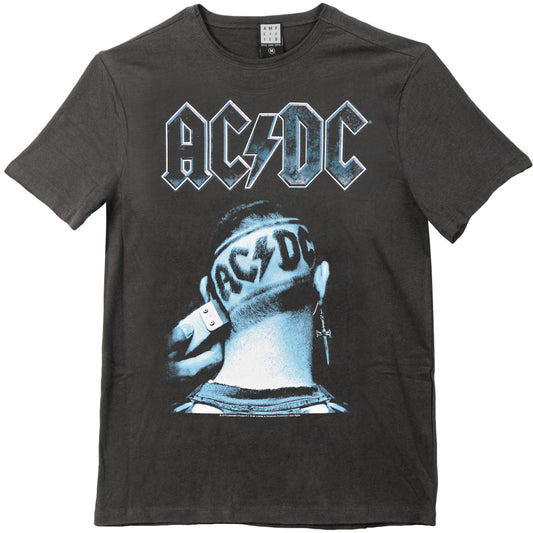 AC/DC Clipped Vintage T-shirt Front