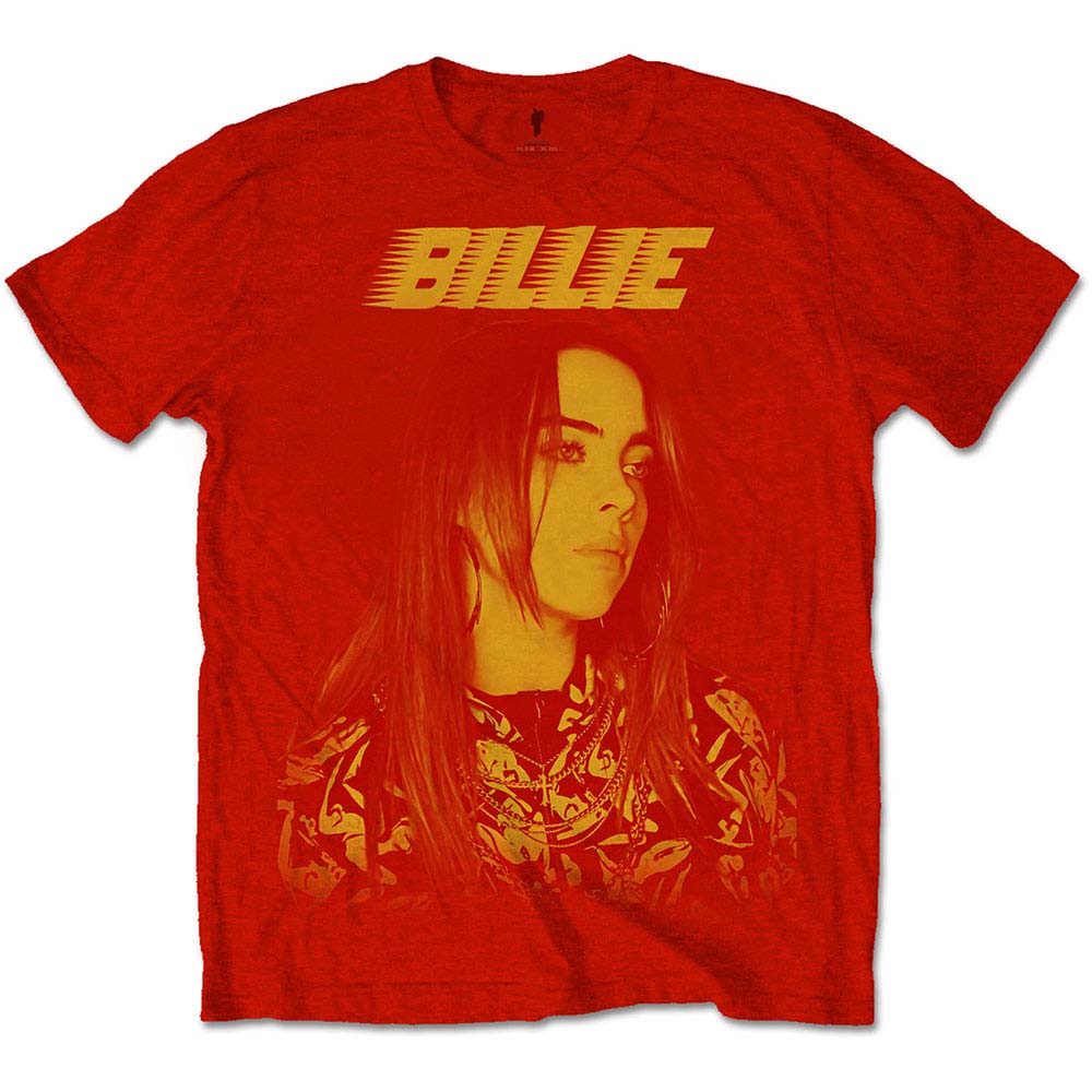 Billie Eilish Racer Logo Jumbo T-shirt Front