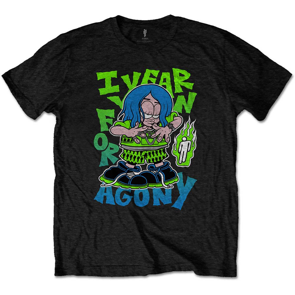 Billie Eilish Agony Slim Fit T-shirt Front