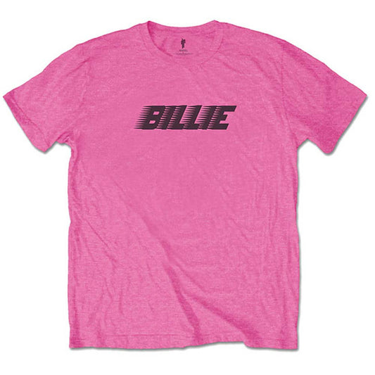 Billie Eilish Racer Logo & Blohsh (Back Print) Slim Fit T-shirt Front