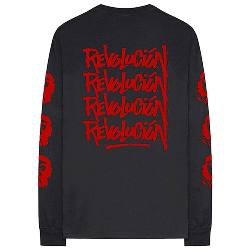 Che Guevara Revolution (Back & Arm Print) Long Sleeve Back