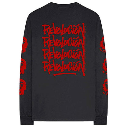Che Guevara Revolution (Back & Arm Print) Long Sleeve Back