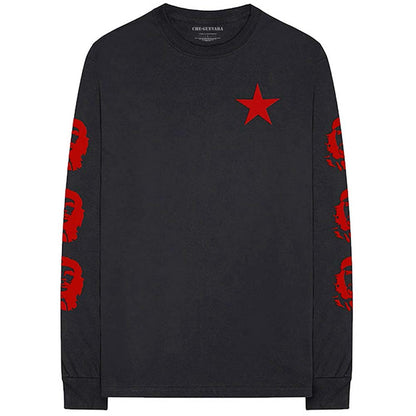 Che Guevara Revolution (Back & Arm Print) Long Sleeve Front