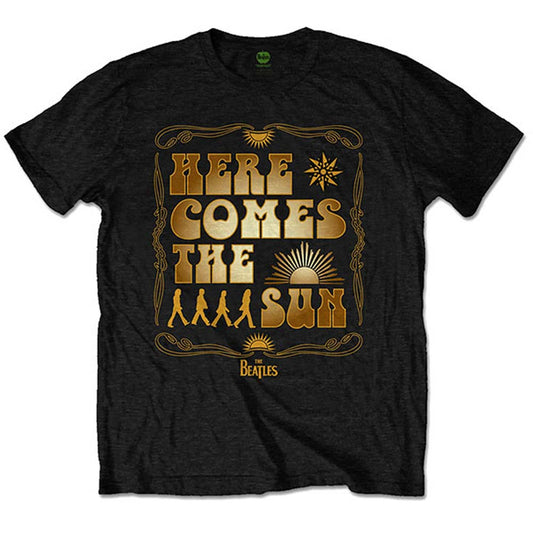Beatles Here Comes The Sun (Back Print) Slim Fit T-shirt Front