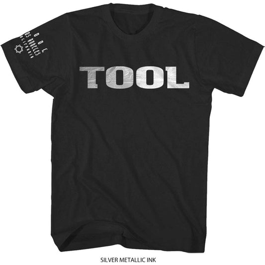 Tool Metallic Silver Logo T-shirt Front