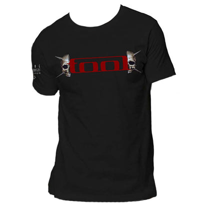 Skull Spikes (Back & Sleeve Print) T-shirt