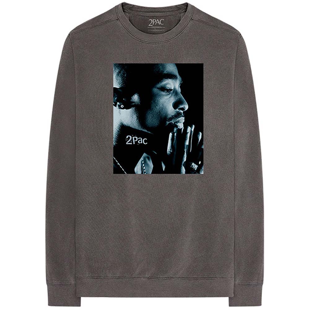 Tupac Changes Side Photo (Back Print) Long Sleeve Front