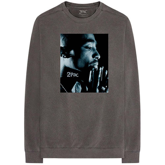 Tupac Changes Side Photo (Back Print) Long Sleeve Front