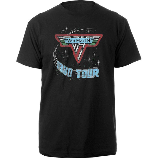 Van Halen 1980 Tour Slim Fit T-shirt Front