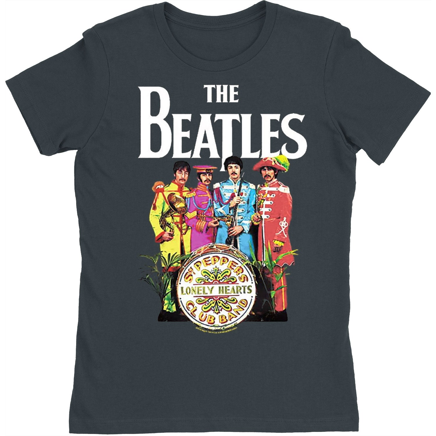 Sgt. Peppers Charcoal (Women's) Ladies Tee Junior Top
