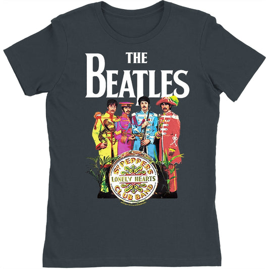 Sgt. Peppers Charcoal (Women's) Ladies Tee Junior Top