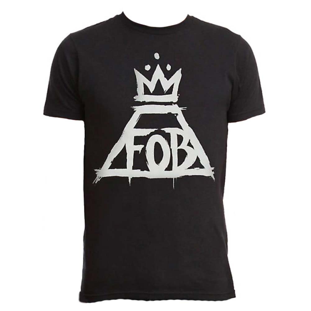 Fall Out Boy Crown Logo Slim Fit T-shirt Front