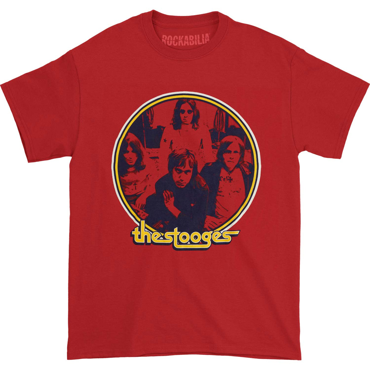 Iggy Pop Iggy - The Stooges Image Slim Fit T-shirt Front