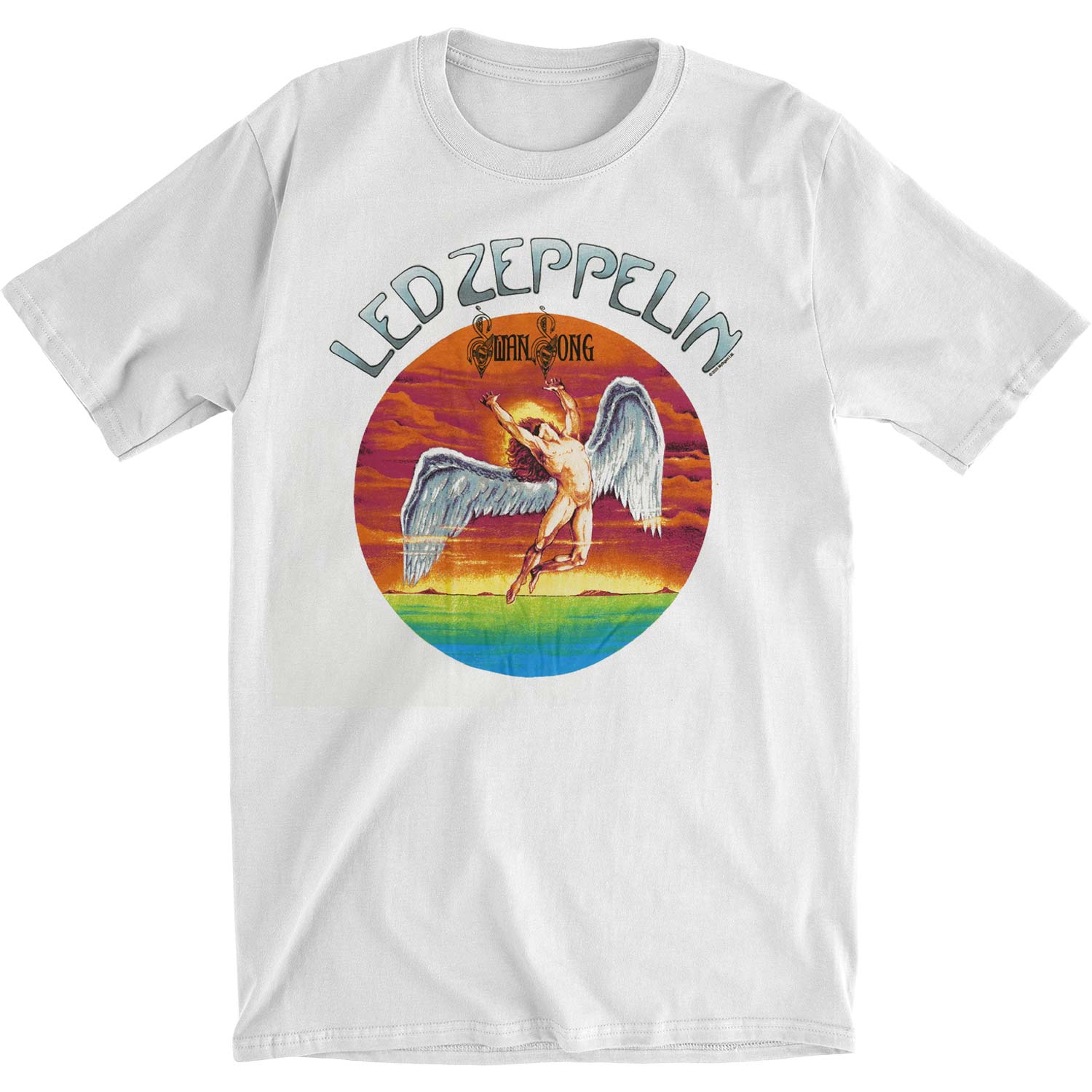 Led Zeppelin Swan Song Sunset Slim Fit T-shirt Front