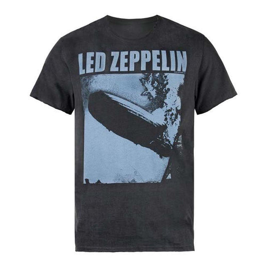Led Zeppelin Blue Zep Slim Fit T-shirt Front