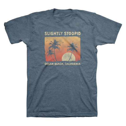 Slightly Stoopid Ocean Beach Sunset T-shirt Front