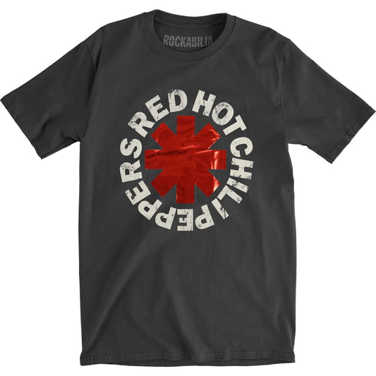 Red Hot Chili Peppers Foil Vintage T-shirt Front