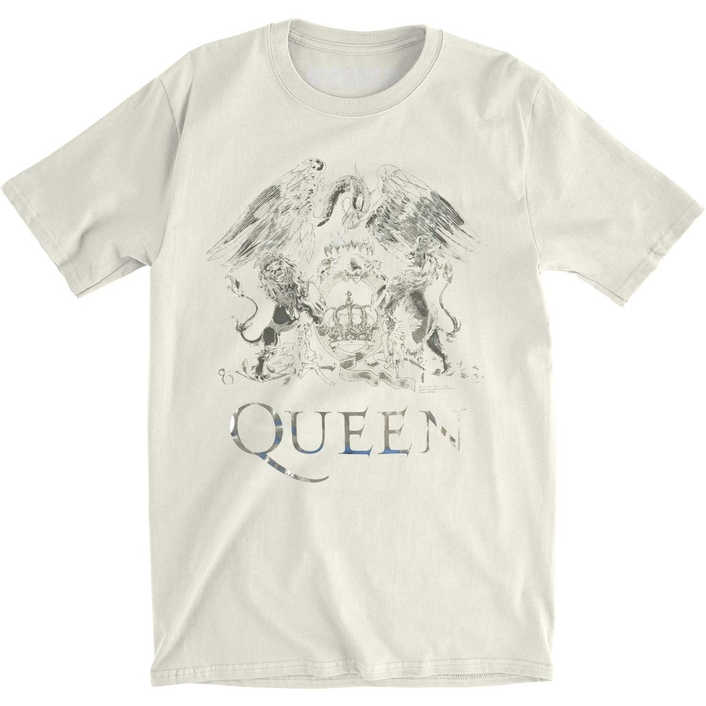 Queen Foil Crest Vintage T-shirt Front