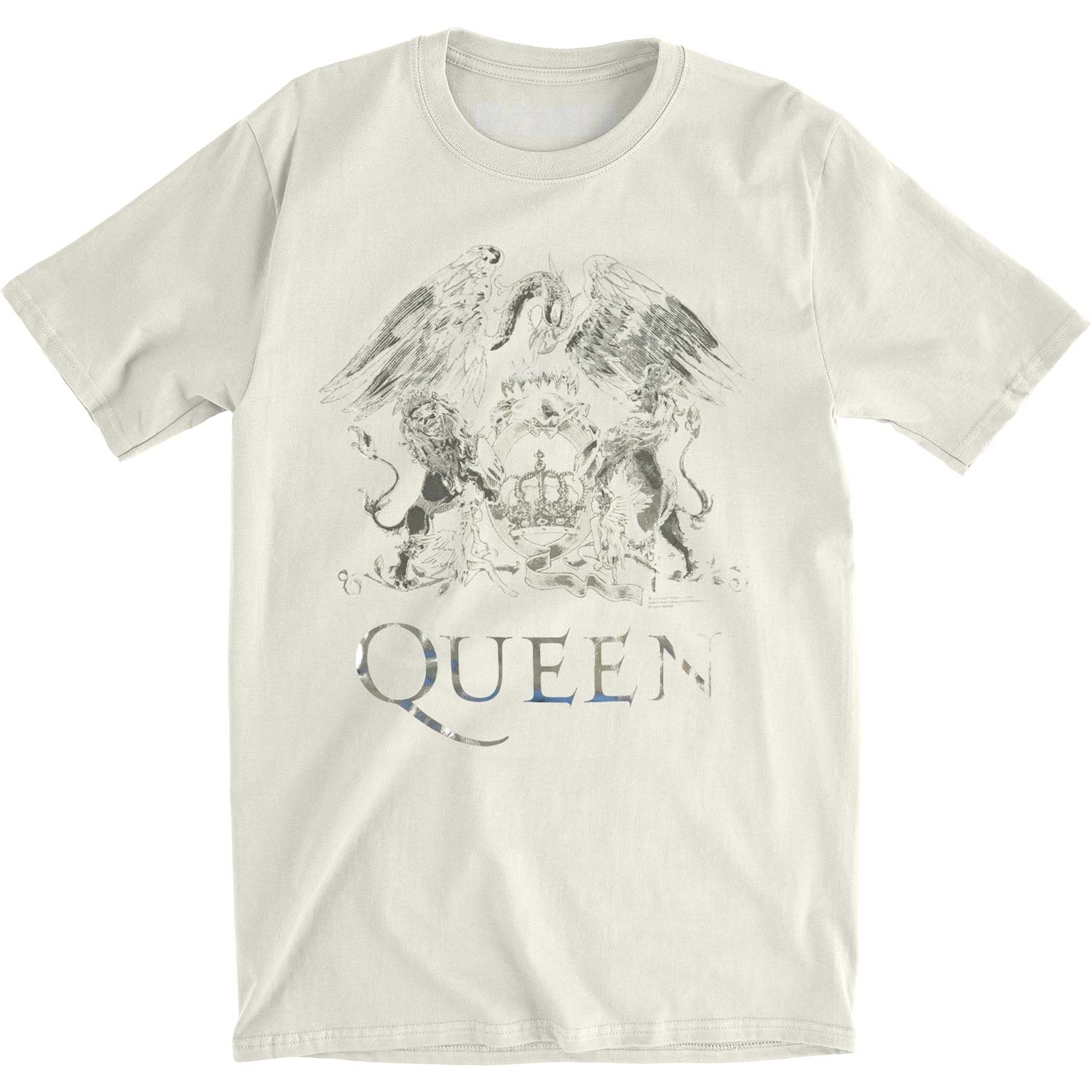 Queen Foil Crest Vintage T-shirt Front