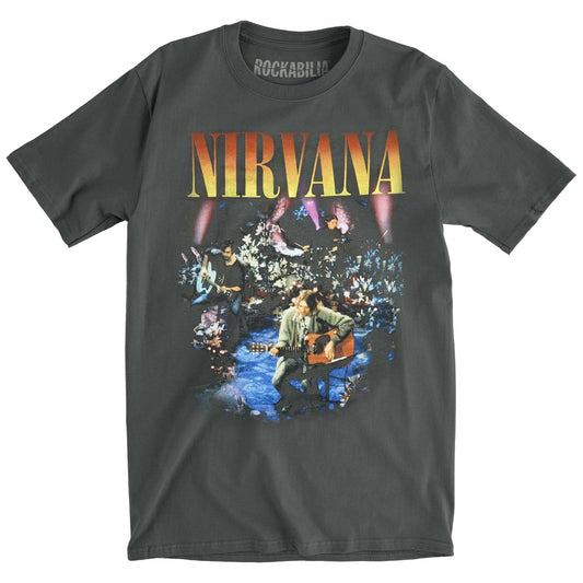 Nirvana Live In New York Vintage T-shirt Front