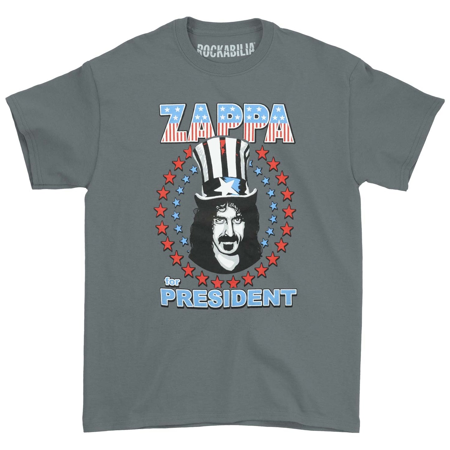 Frank Zappa For President - Star Spangled T-shirt Front
