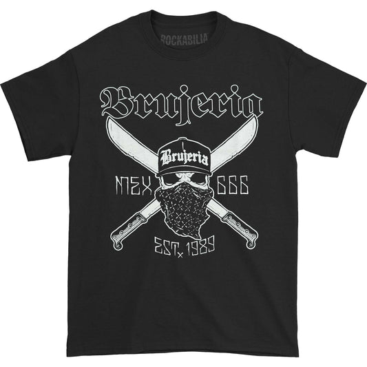Brujeria Bandana Calavera Slim Fit T-shirt Front