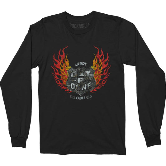 Larry The Cable Guy Long Sleeve Front