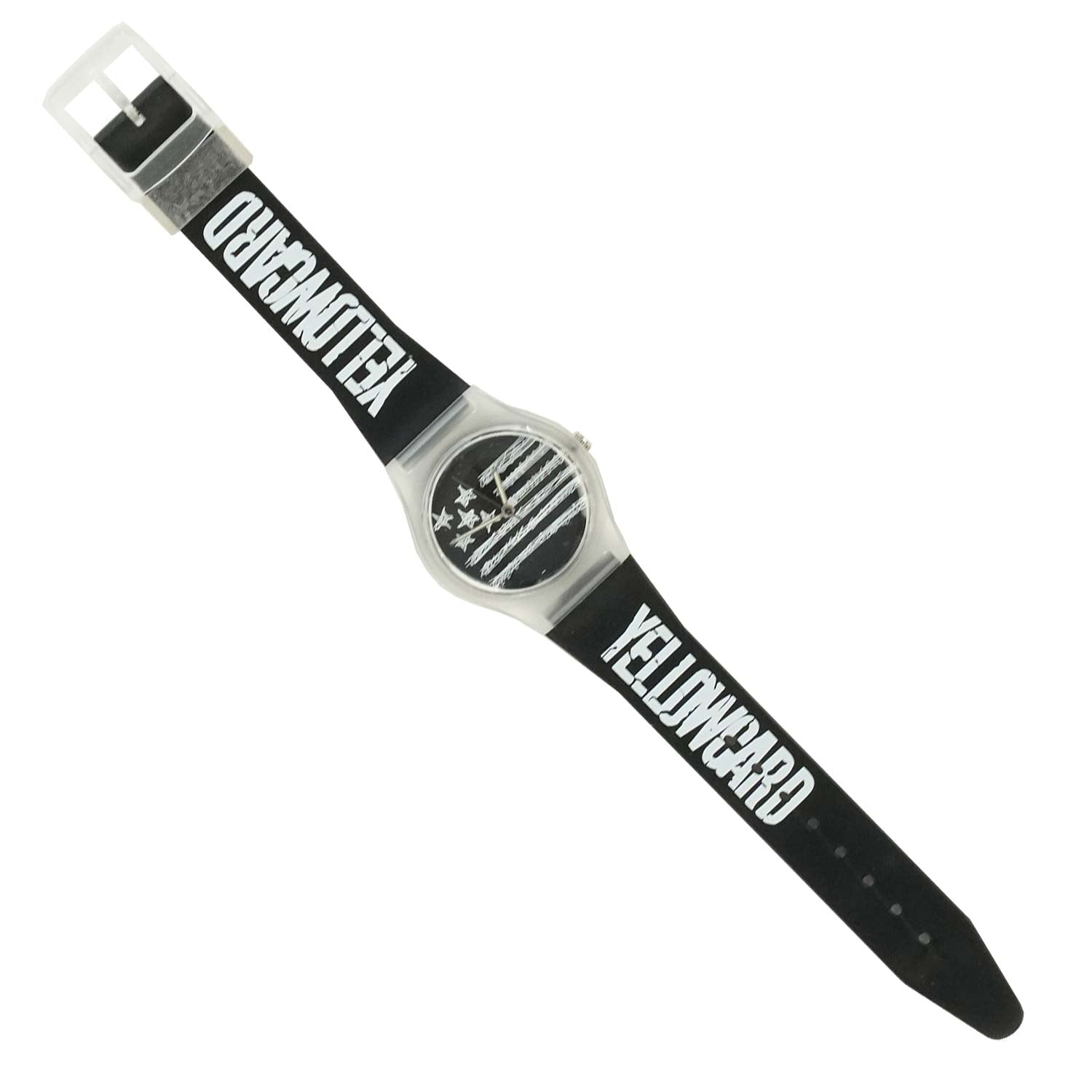 Yellowcard Flag Plastic Watch Front