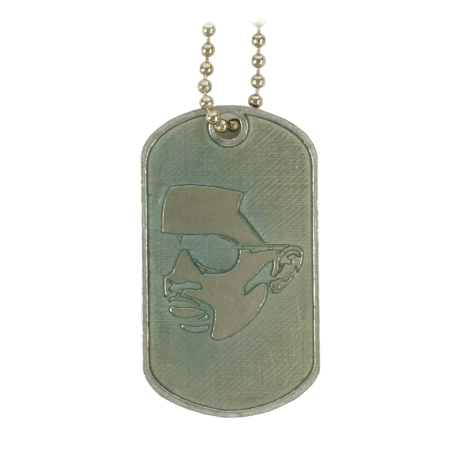 Jamie Foxx Dog Tag Necklace Front