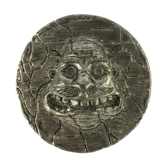 Anthrax Pewter Pin Badge Front