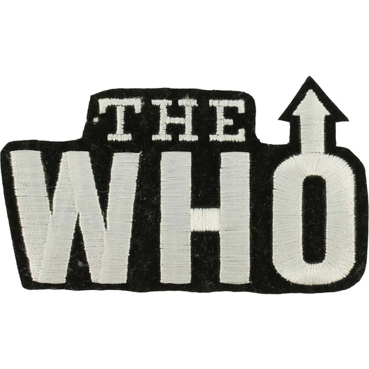 Who Embroidered Patch Front