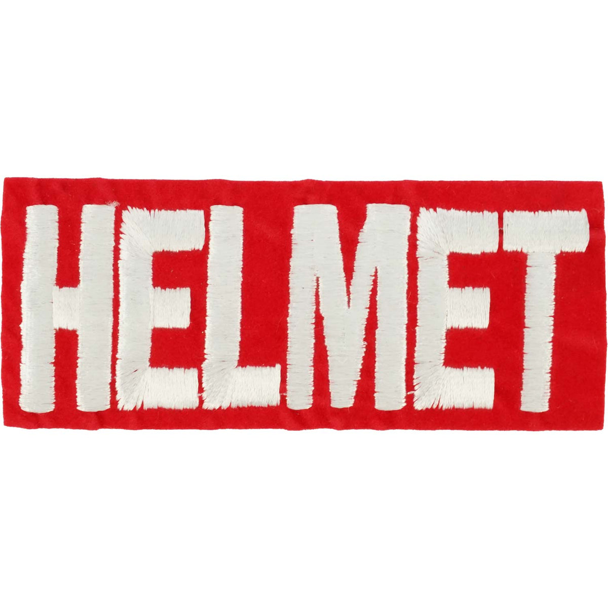 Helmet Embroidered Patch Front